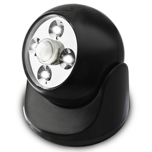 Maxsa Motion-Activated Anywhere Light Battery-Powered, Black