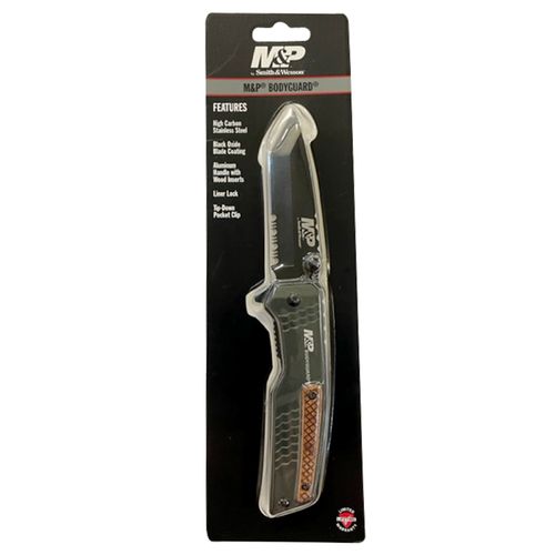 Smith & Wesson Tanto Point Serrated Blade Outdoor Folding Knife