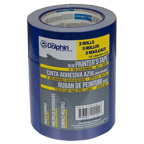 3-Pack 2" Blue Dolphin Painter's Tape