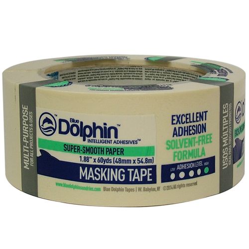 6-Pack Blue Dolphin General Purpose Masking Tape 2"