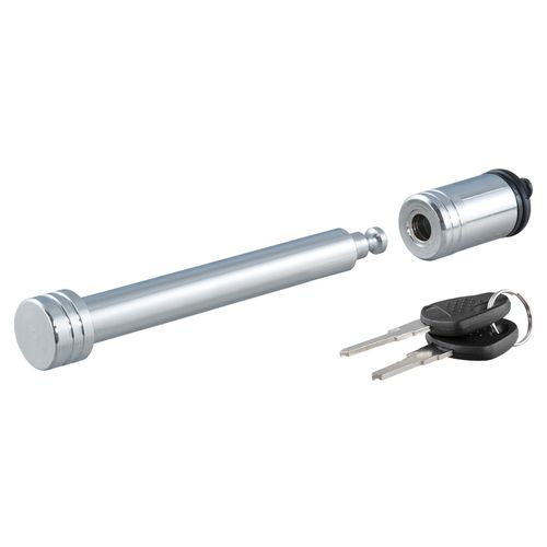 Curt 5/8" Hitch Lock 3" Receiver, Barbell, Chrome 23025