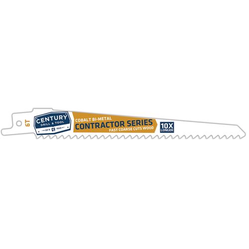 Century 6T Contractor Series Reciprocating Saw Blades