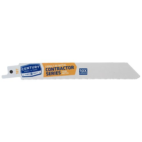 Century 18T Contractor Series Cobalt Bi-Metal Reciprocating Saw Bld