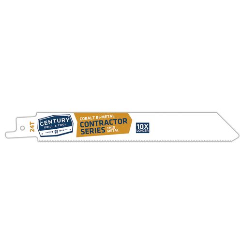 Century 24T Contractor Series Cobalt Bi-Metal Reciprocating Saw Bld