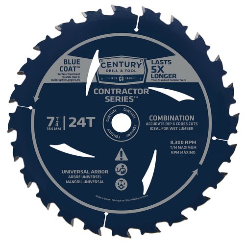 Century 7-1/4 inch 24T Contractor Series™ Circular Saw Blade