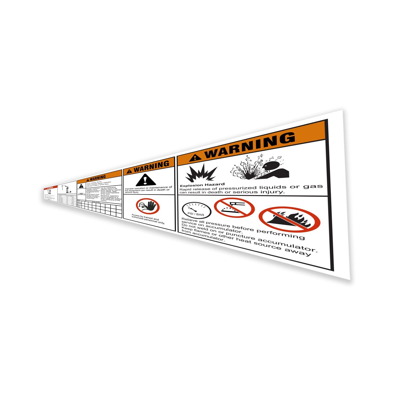 Genie Part # 1321485GT – Decal, Electrocution