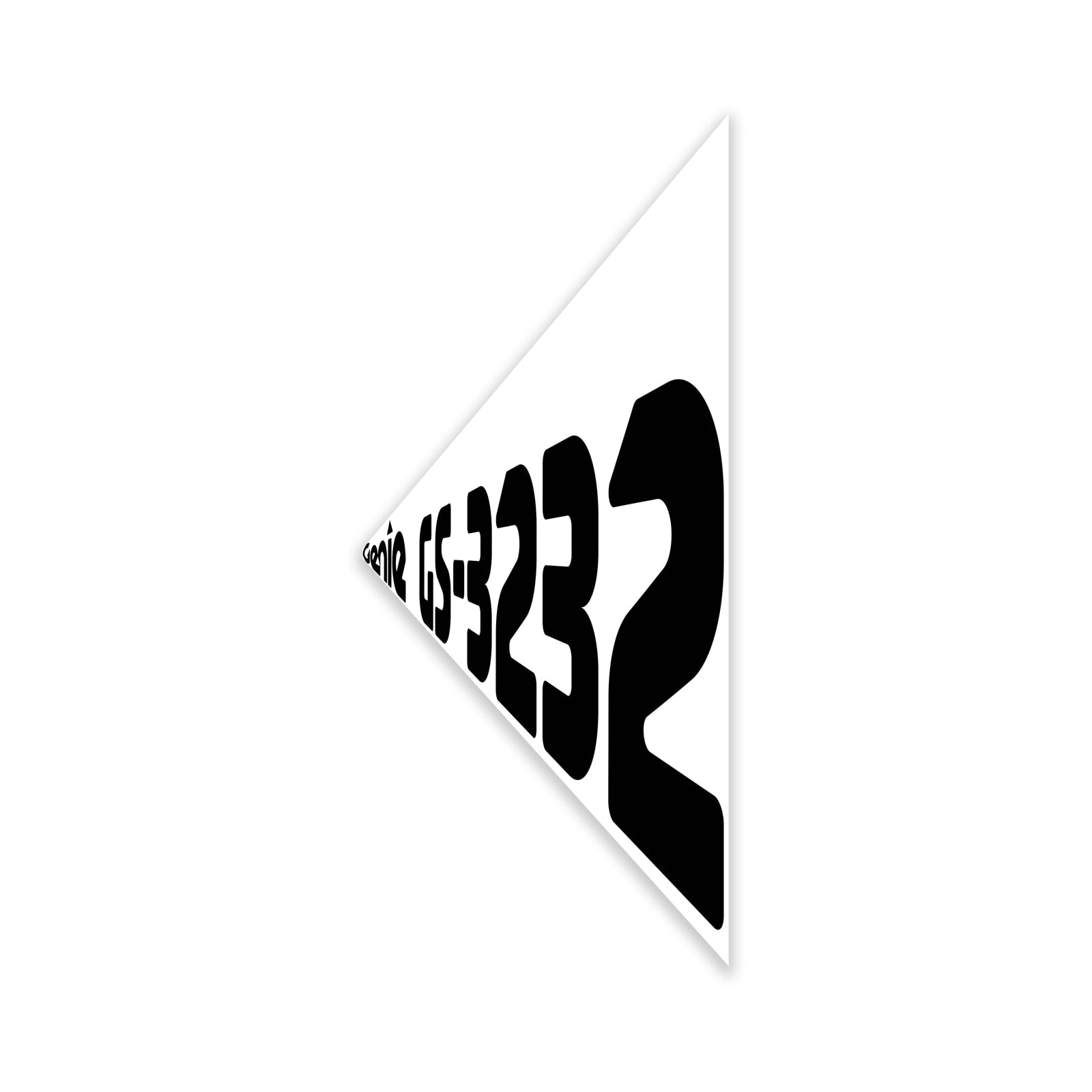 Genie Part # 1323019GT – Decal, Cosm, Genie GS-3232