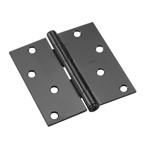 Full Mortise Butt Hinge 4 Inch Black 2 Pack