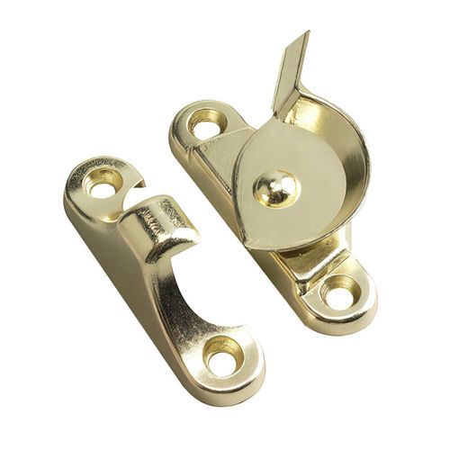 Brass Sash Lock With Keeper