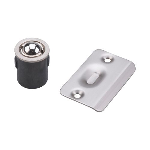 Brushed Nickel Adjustable Drive-In Ball Catch
