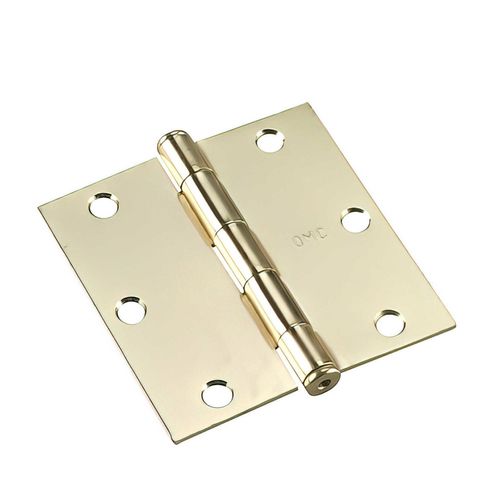 Brass Full Mortise Butt Hinge 3-1/2 Inch