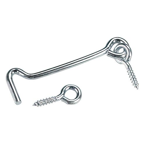 Zinc Gate Hook And Eye 3 Inch 2 Pack