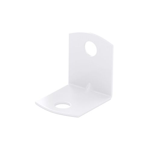 White Corner Brace 3/4 Inch Pack of 20