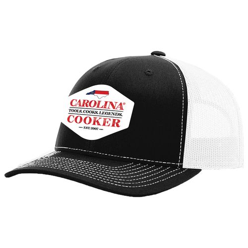 Carolina Cooker Black Woven Snapback Cap