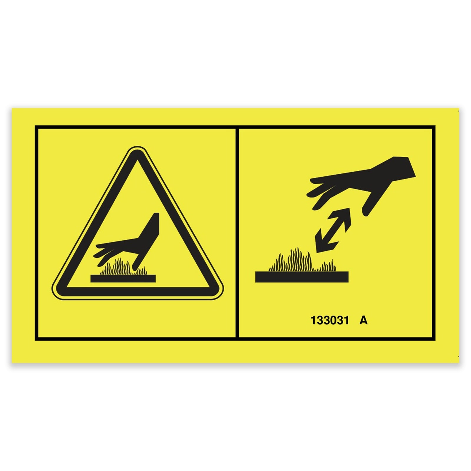 Genie Part # 133031GT – Burn Hazard Decal