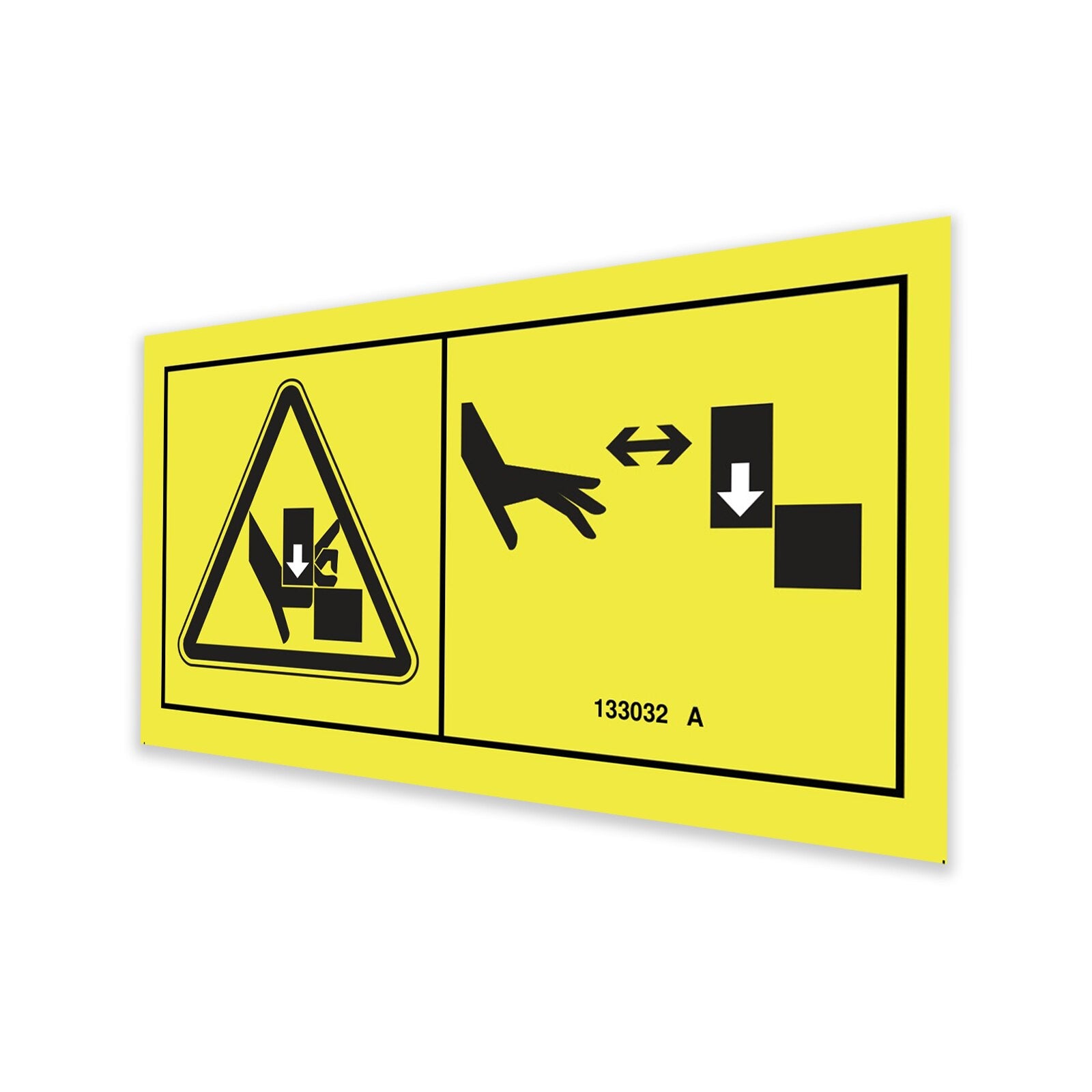 Genie Part # 133032GT – Decal, Crush Haz Moving Pt, Symb