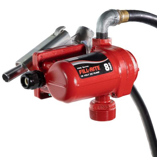 Fill-Rite 12V DC 8 GPM Fuel Transfer Pump with Nozzle