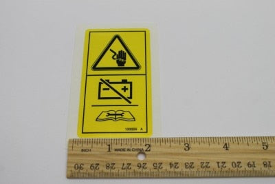 Genie Part # 133205GT – Decal, Label, Electro Hazard
