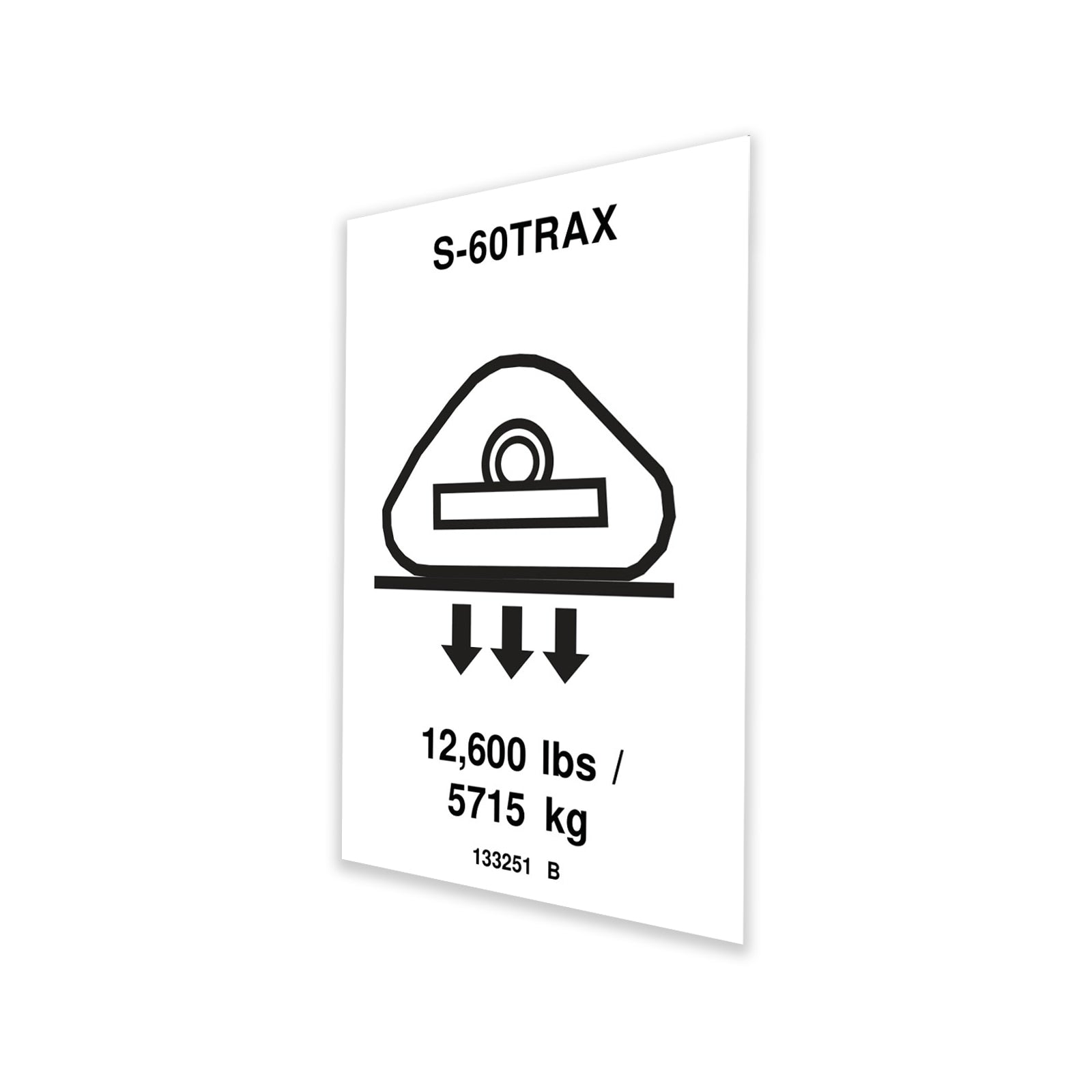 Genie Part # 133251GT – Decal, Wheel Load S60trax