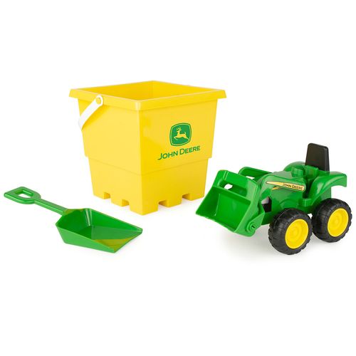 Tomy John Deere Sandbox Toy Set Tractor, Bucket and Shovel