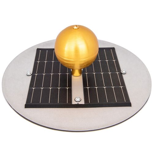 Solar Light For Flagpole, Silver