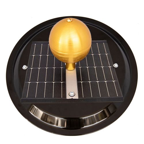 Solar Light For Flagpole, Black