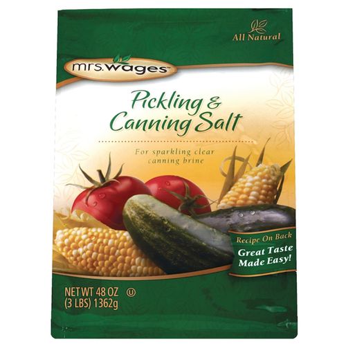 Mrs. Wages™ All Natural Pickling and Canning Salt 48 Ounce