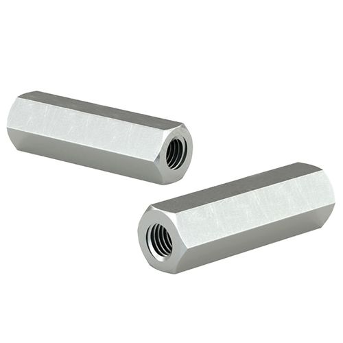 Zinc Coated Steel Coupling Nut 7/8 inch by 2-1/2 inch