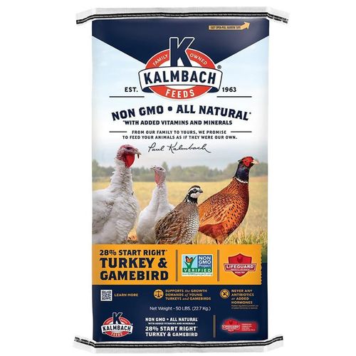 Kalmbach 28% Non-GMO Start Right™ Turkey & Gamebird