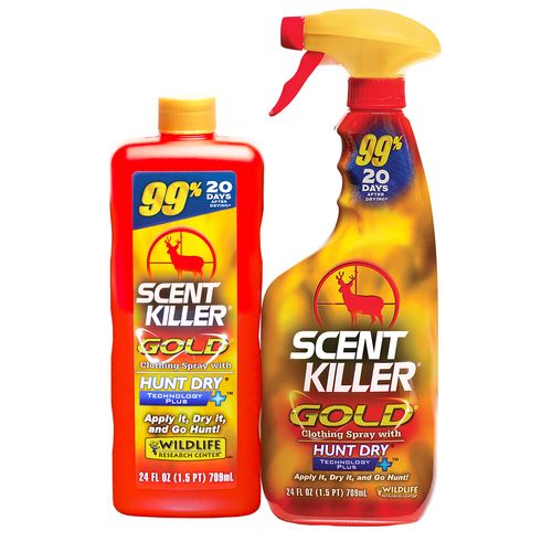 Scent Killer Gold Clothing Spray Spray and Refill
