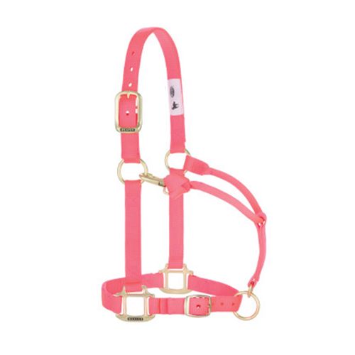 Weaver™ Adj. Chin and Throat Snap Halter 1 In. Small, Pink