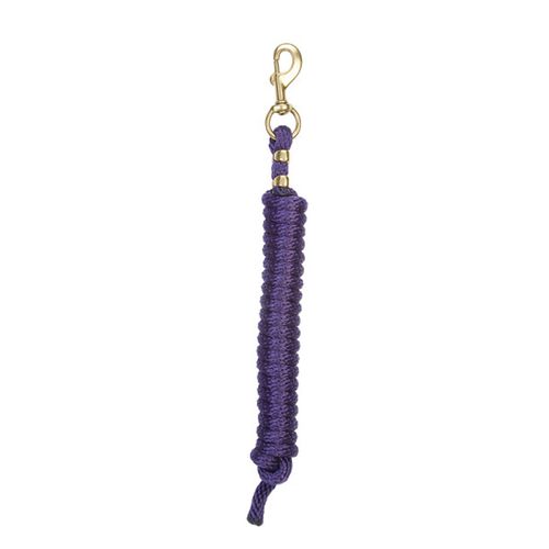 Weaver Poly Lead Rope w/ Solid Brass 225 Snap - Purple