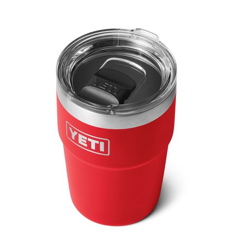 Yeti Rambler 16 Ounce Stackable Cup With Lid Red