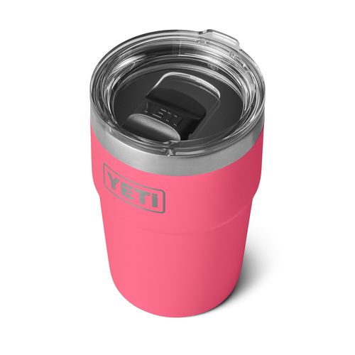 Yeti Rambler 16 Ounce Stackable Cup With Lid Tropical Pink