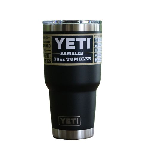 Yeti 30 Oz Tumbler With Lid - Black