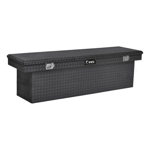 UWS Gloss Black Aluminum 69 inch Deep Crossover Truck Tool Box