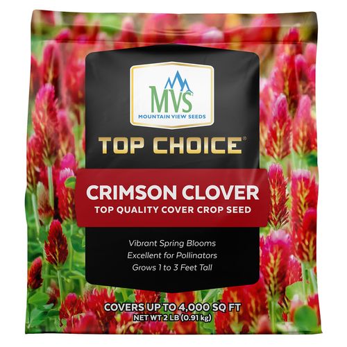 Mountain View Top Choice Crimson Clover 2 Pound Bag