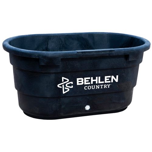 Behlen Country Black 100 Gallon Rigid Poly Stock Tank