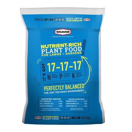 Weaver Nutrient Rich Plant Food 17-17-17 50 Pound Bag