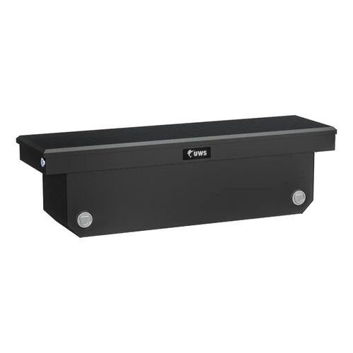 Matte Black 72" Deep Angled Push Button Crossover Truck Tool Box