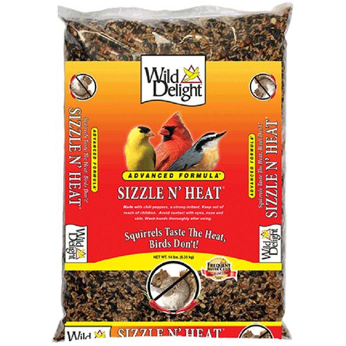 Wild Delight Sizzle N' Heat Food Blend for Birds 14 Pound Bag