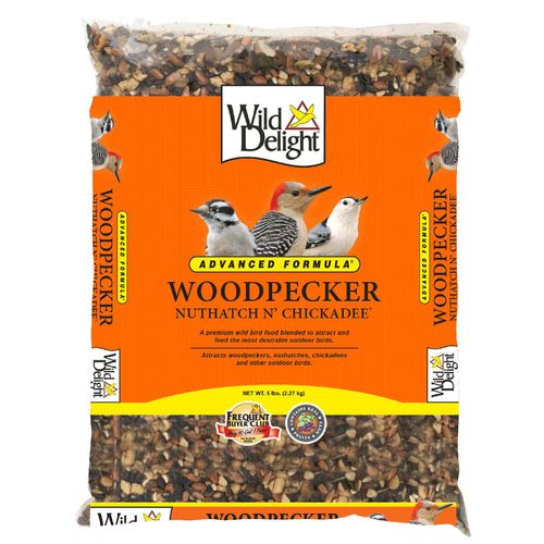 Wild Delight Woodpecker, Nuthatch N' Chickadee Bird Food 5 Pound