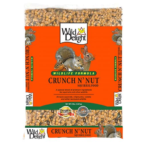 Wild Delight Crunch N' Nut Squirrel Food 8 Pound Bag