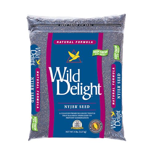 Wild Delight Nyjer Bird Seed 5 Pound Bag