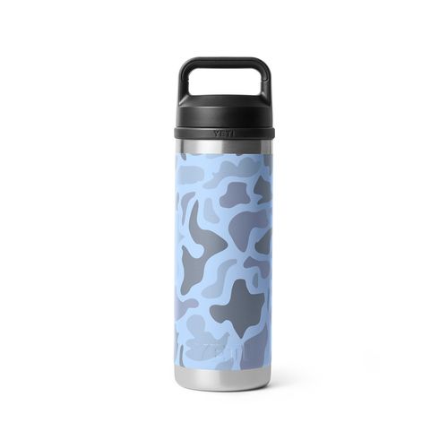 Yeti Rambler 18 Ounce Water Bottle With Chug Cap Blue Camo