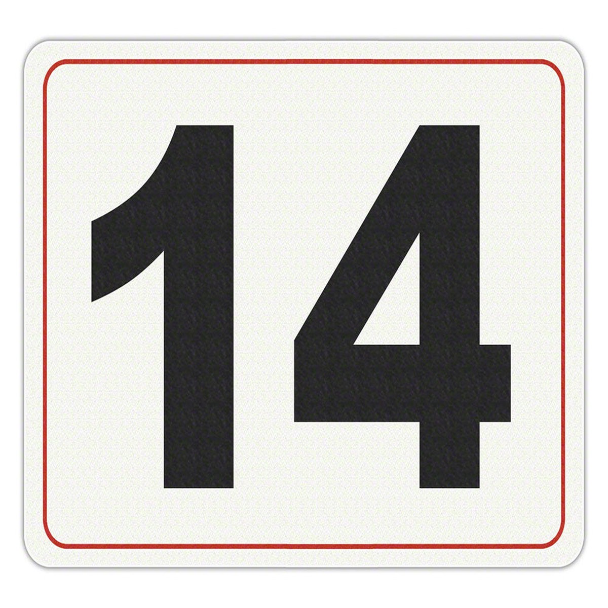 #14 - Adhesive Depth Marker - 8 Inch x 6 Inch with 4 Inch Lettering