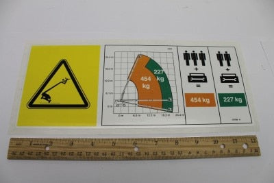 Genie Part # 147789GT – Decal, Inst Plat Cap 80X Sym