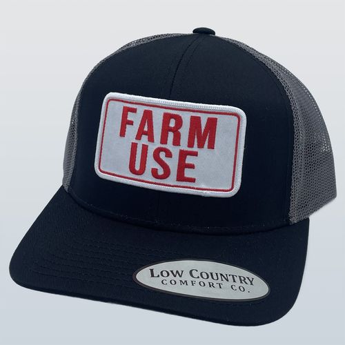 Low Country Farm Use Black/Charcoal Snapback Hat