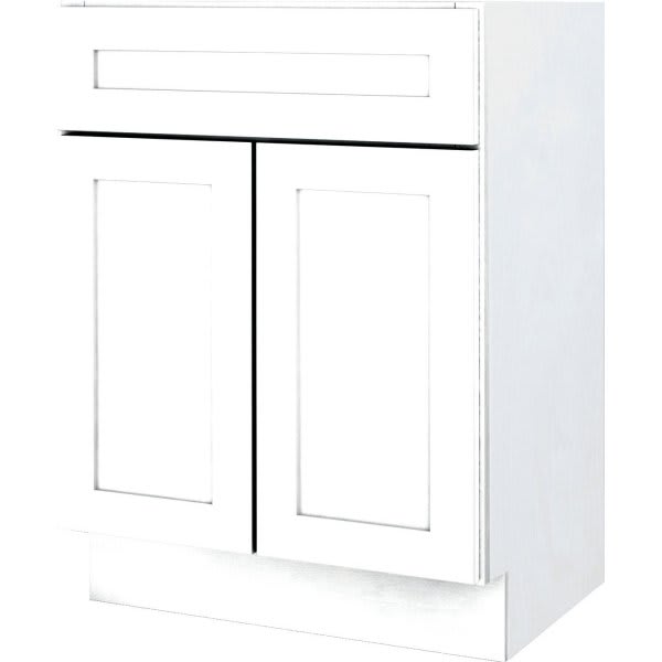 Sunco 33w X 34-1/2h X 24d White Shaker Sink Base Cabinet