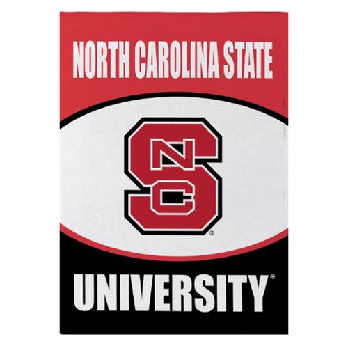 North Carolina State University Suede House Flag